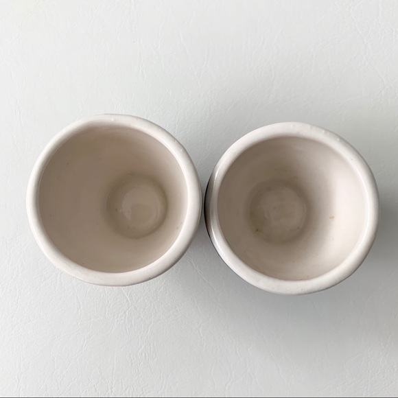 Vintage Blue and White Ceramic Egg Holder Set of 2 - Picture 4 of 5